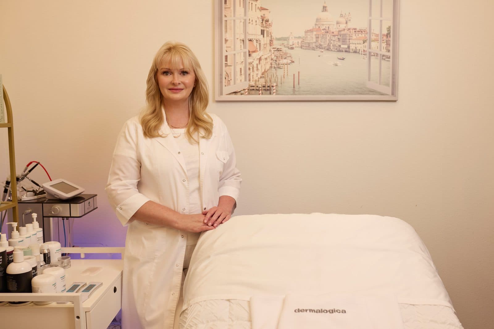 The Vera Pelle treatment room