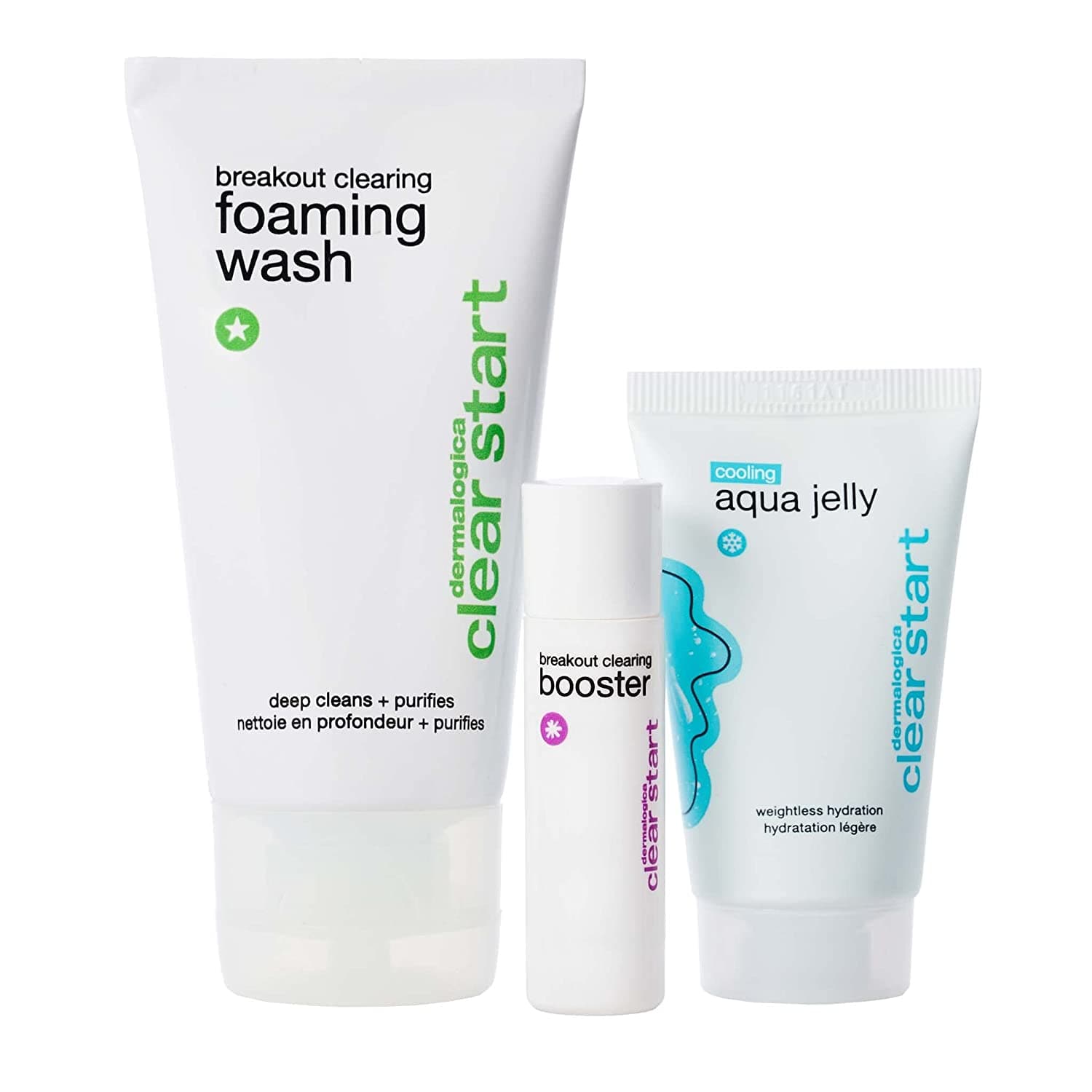 Dermalogica Clear Start Breakout Clearing Kit – Contains Acne Face Wash, Breakout Clearing Spot Treatment & Cooling Moisturizer