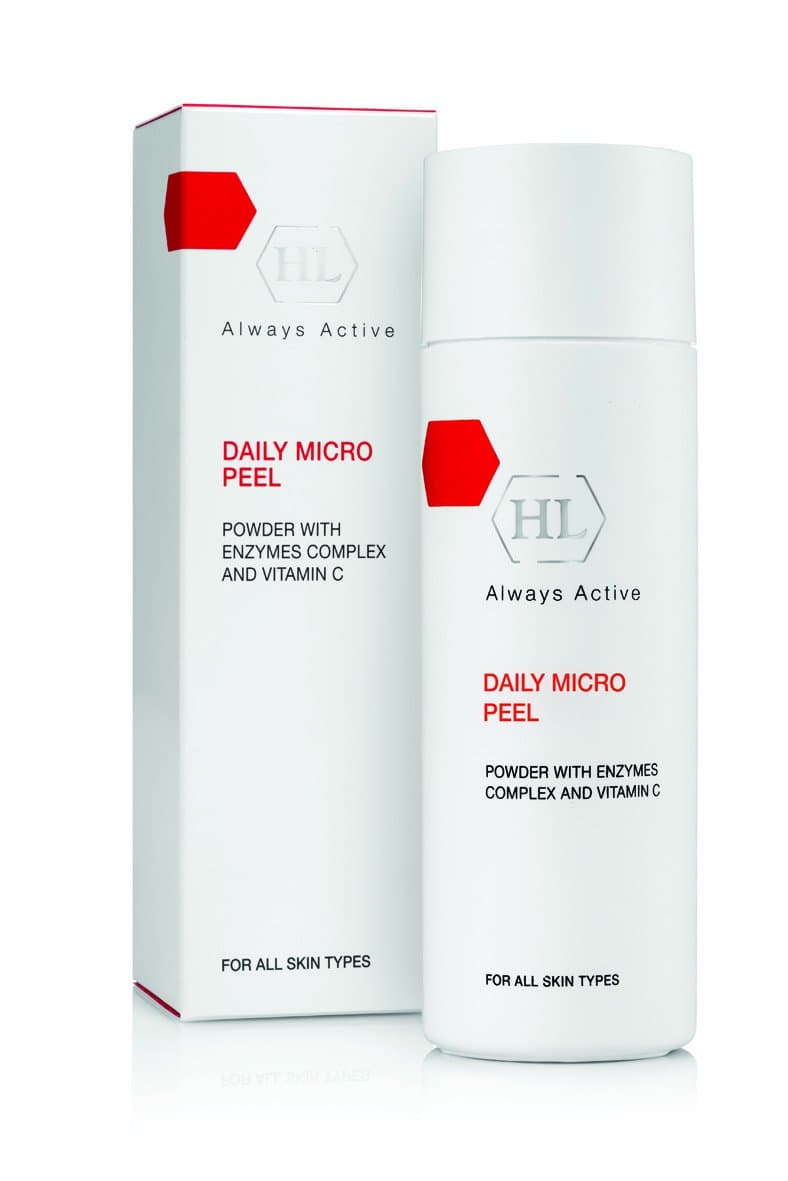HL Holy Land Cosmetics Daily Micro Peel: a Water Activated Enzymatic Exfoliator with Gentle Micro Granules,